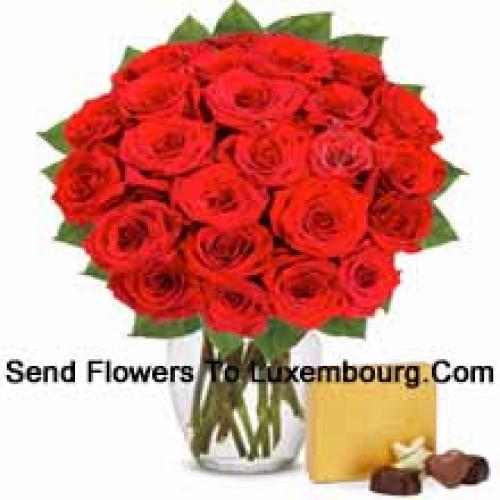 31 Rose Rosse con Cioccolatini Importati