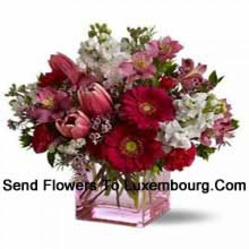 Beautiful Assorted Flowers in Vase