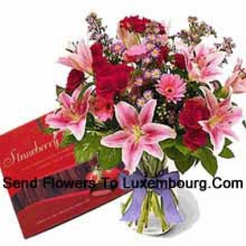 Flores Mistas Elegantes com Chocolates